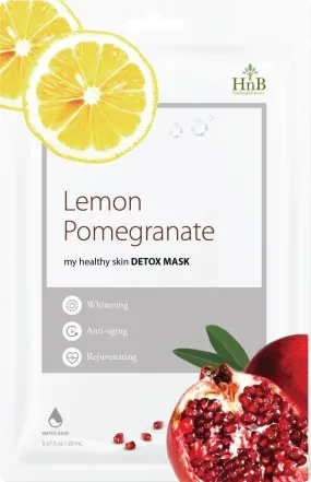 Mascarilla facial HNB LEMON POMEGRANATE DETOX MASK