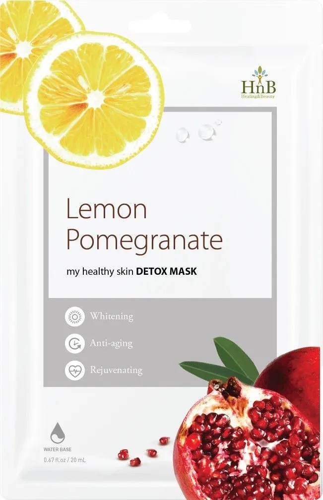 Mascarilla facial HNB LEMON POMEGRANATE DETOX MASK