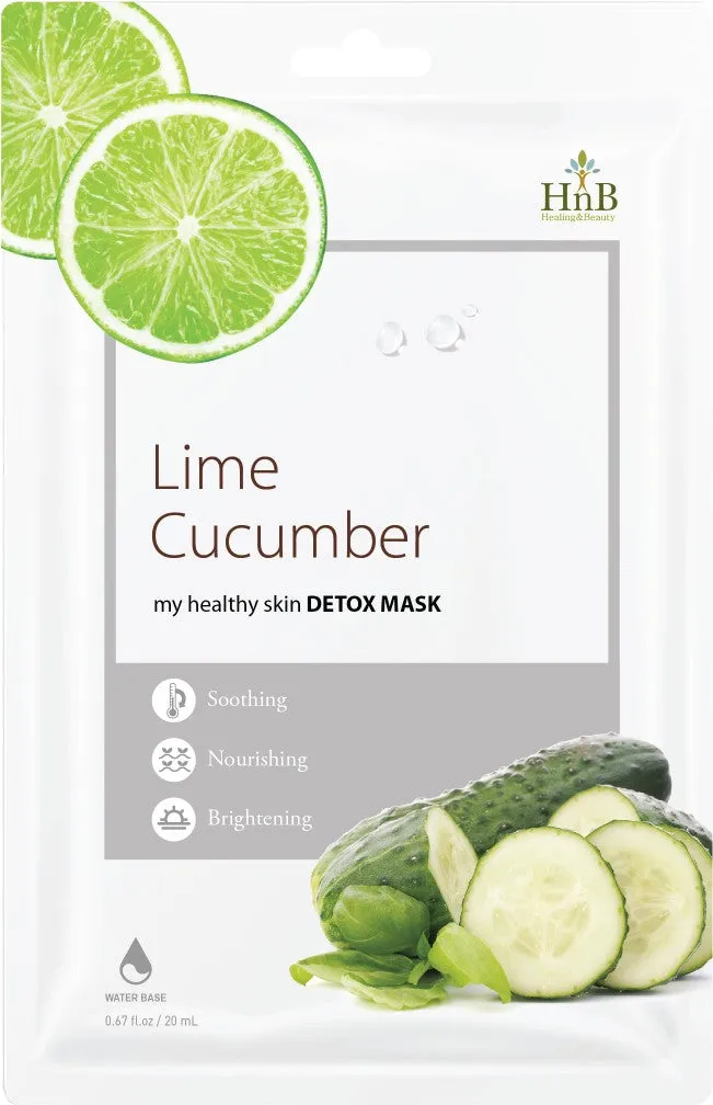 Mascarilla facial HNB LIME CUCUMBER DETOX MASK