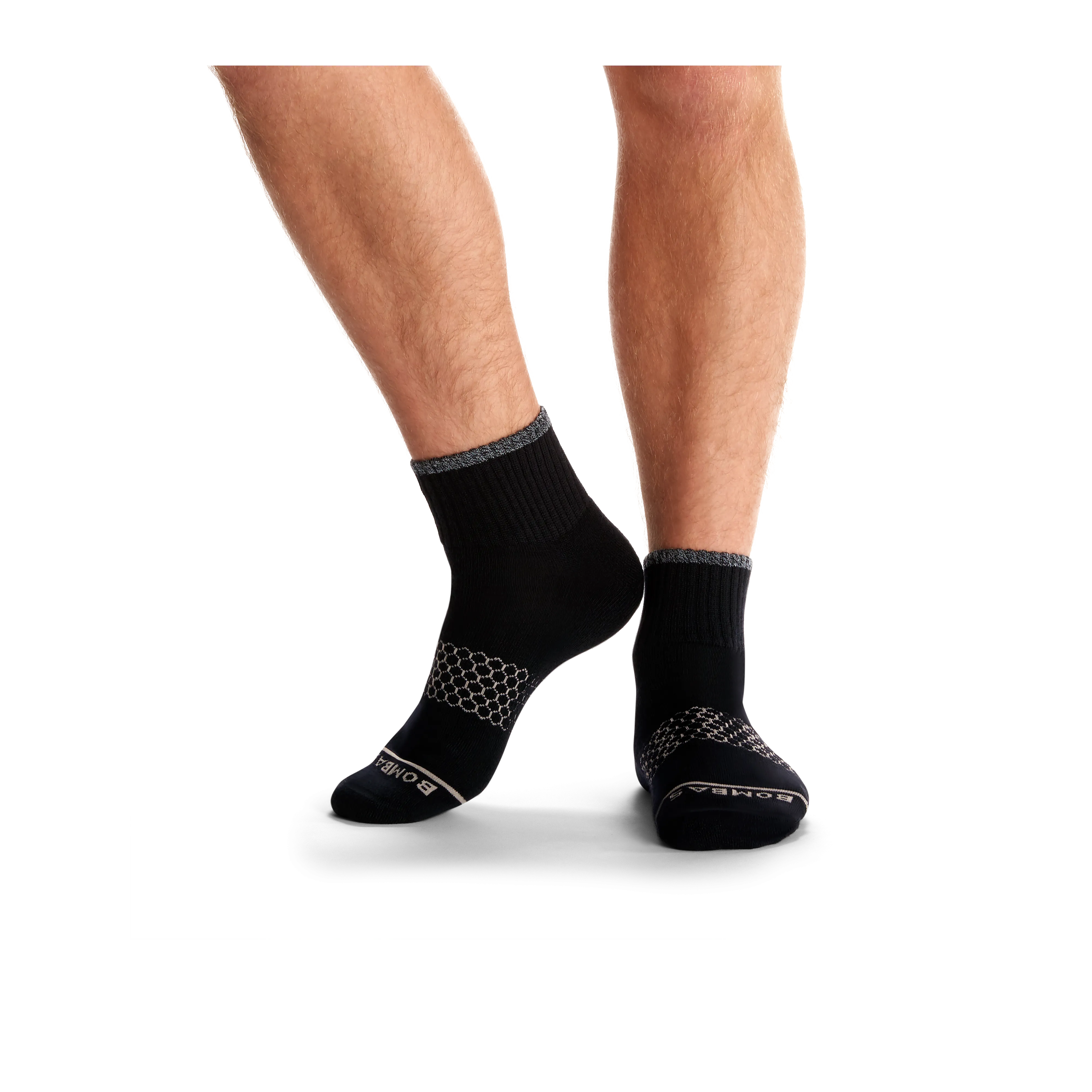 Men's Merino Wool Blend Quarter Sock 4-Pack