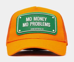 Mo Money Trucker Mens Hat (Orange/Green)