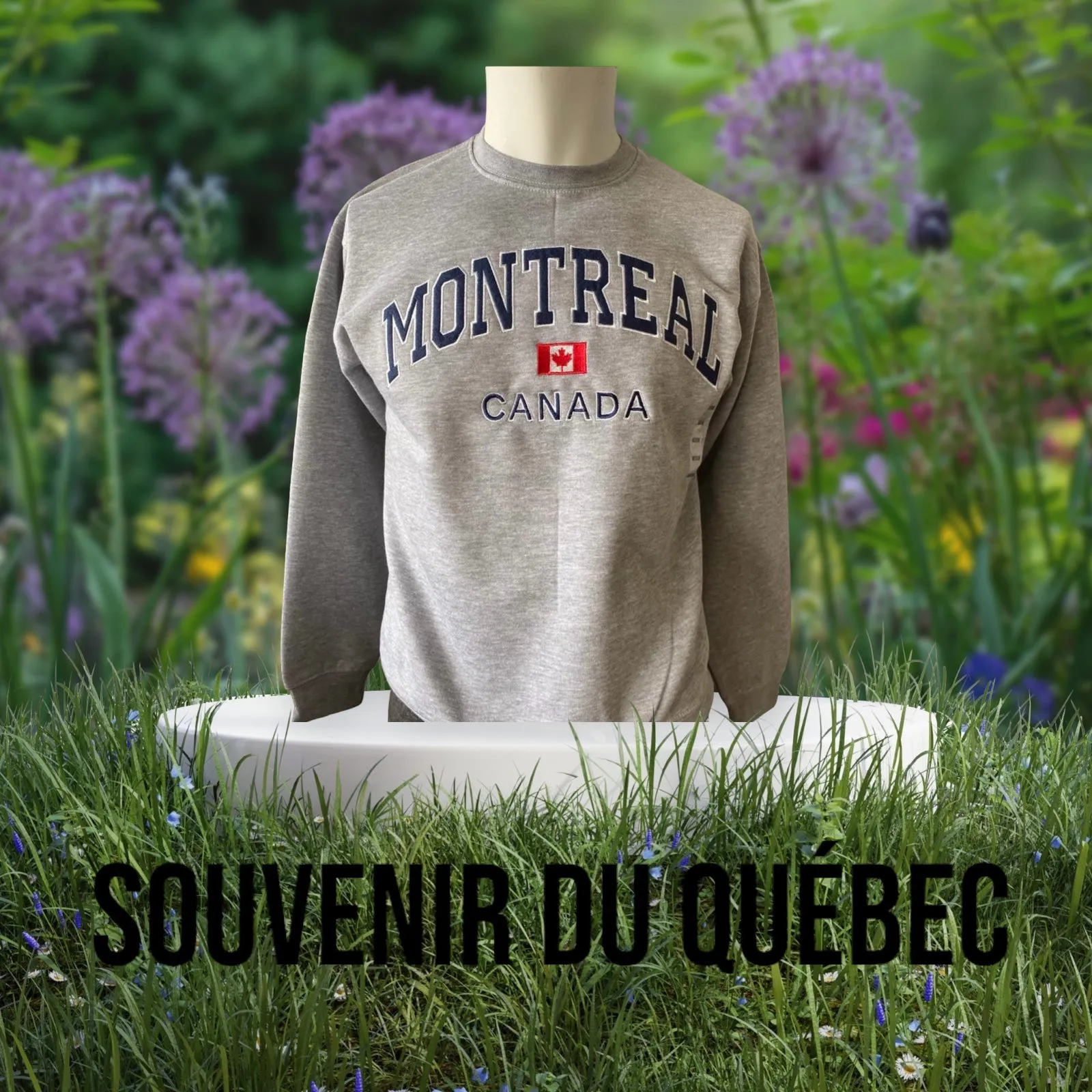 MONTREAL embroidery Crewneck Sweatshirt