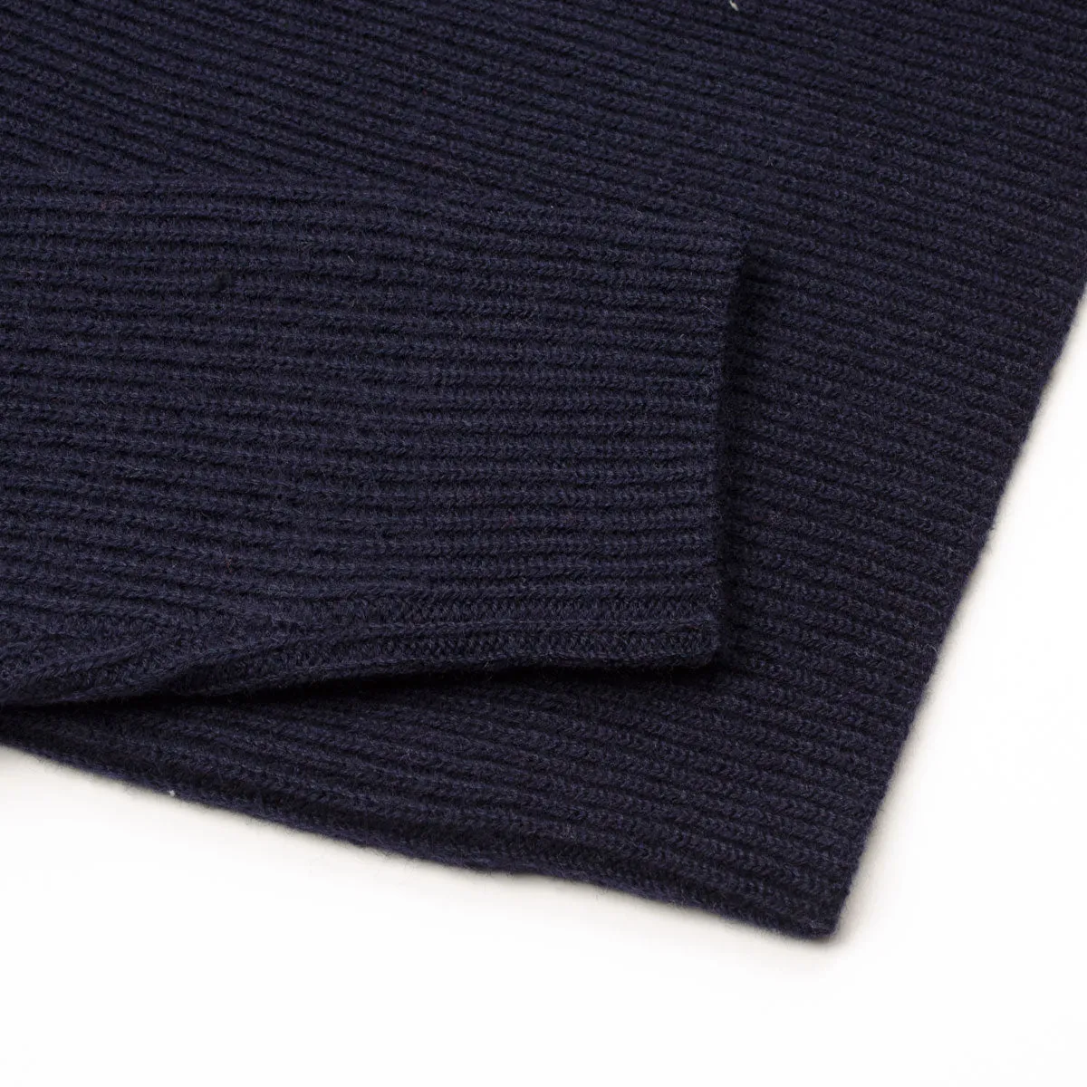 Norse Projects - Roald Wool Cotton Rib Sweater - Dark Navy