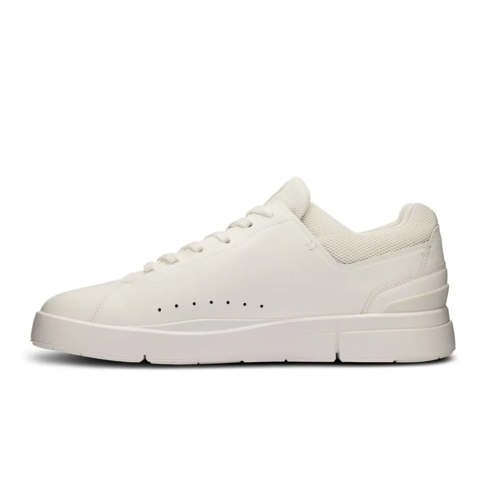 On Men's THE ROGER Advantage 2 Sneaker - White/Undyed