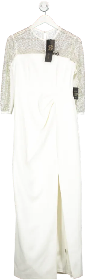 Phase Eight Ivory Belle Emb Maxi Dress UK Size 10