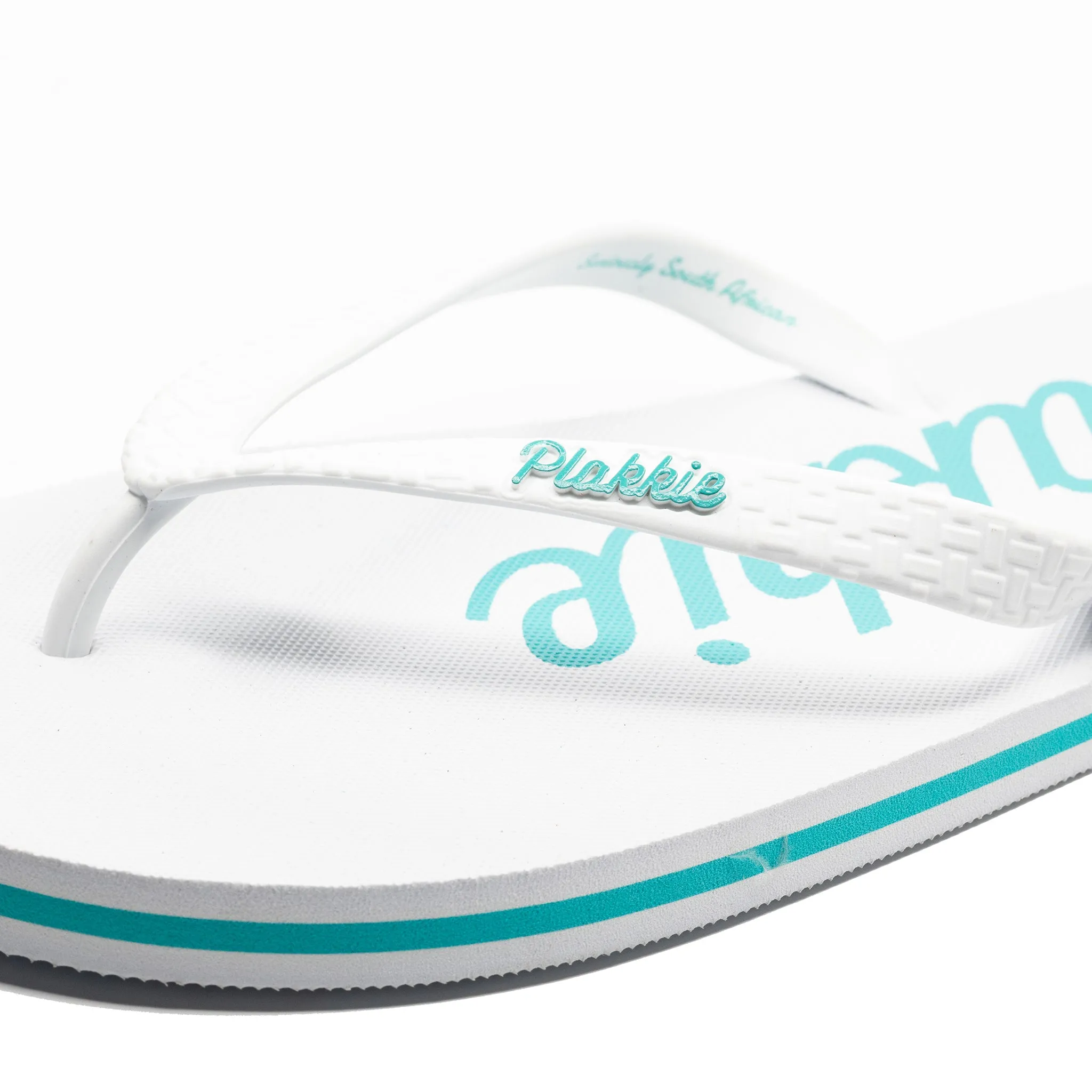 Plakkie Port Saint Johns (White and Mint)