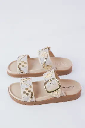 Revelry Studded Sandal, Plaster | Free People