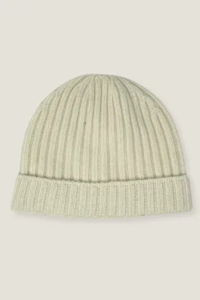 Ribbed Beanie | Cream