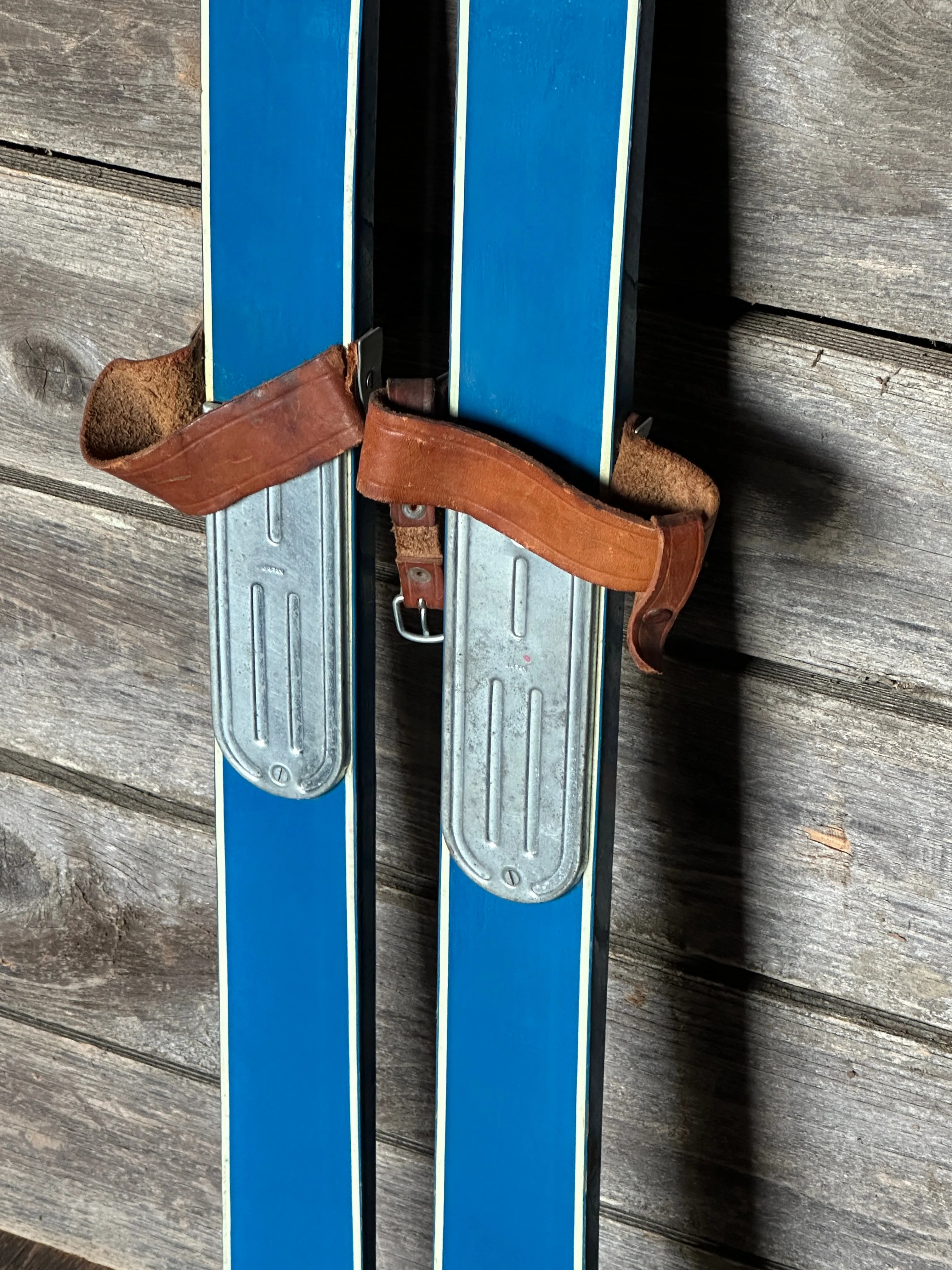 Snow Patrol Skis- Blue (1960s)