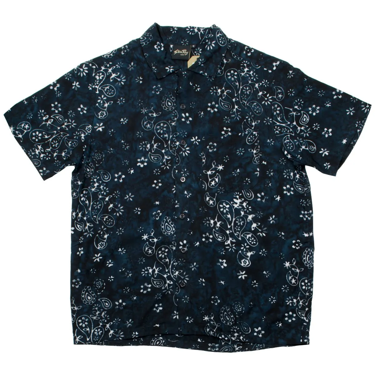 Stan Ray - Kelapa Short-Sleeved Shirt - Black Paisley