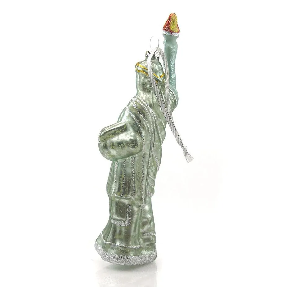 Statue of Liberty Glass Ornament