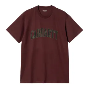 T-shirt Uomo Carhartt WIP S/S Paisley Script Rosso Scuro