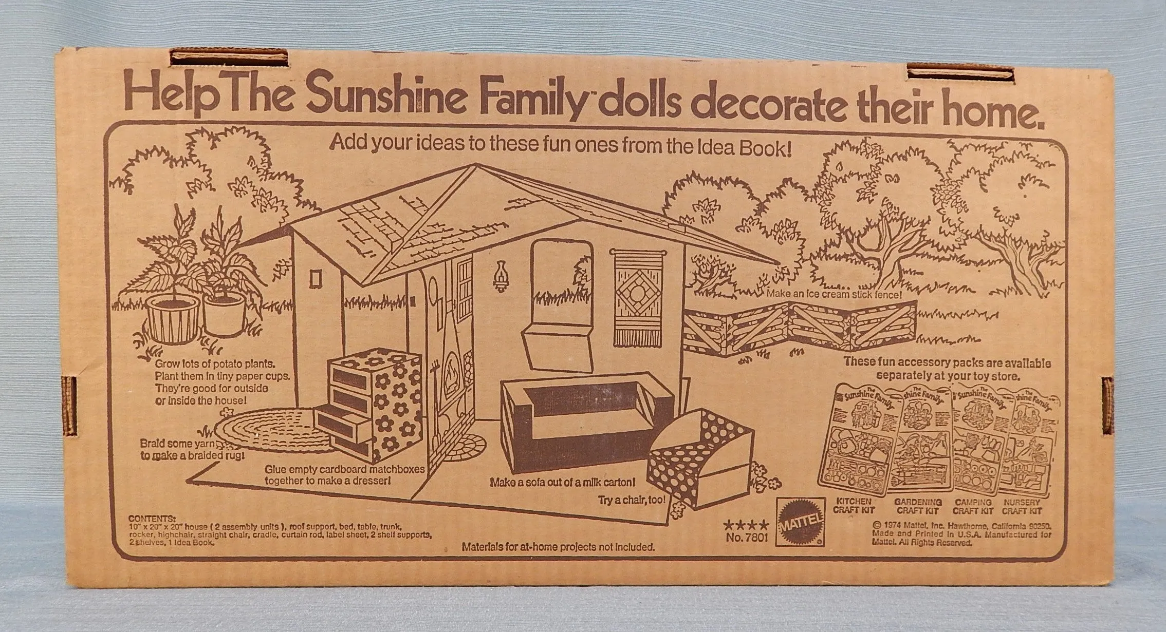 The Sunshine Family Home with Accessories in Original Box