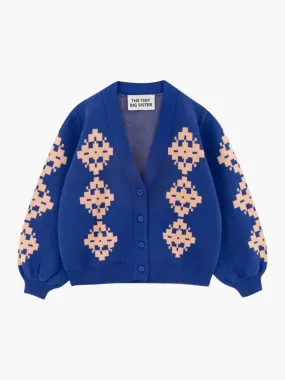 Ultramarine Nora Jacquard Cardigan