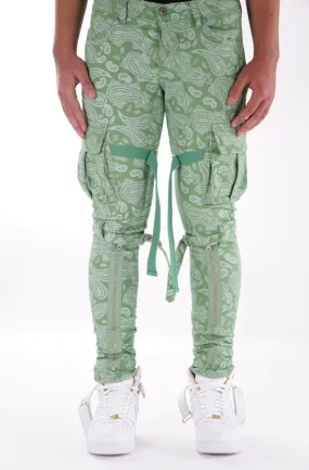 Valabasas V39 Paisley Green Denim