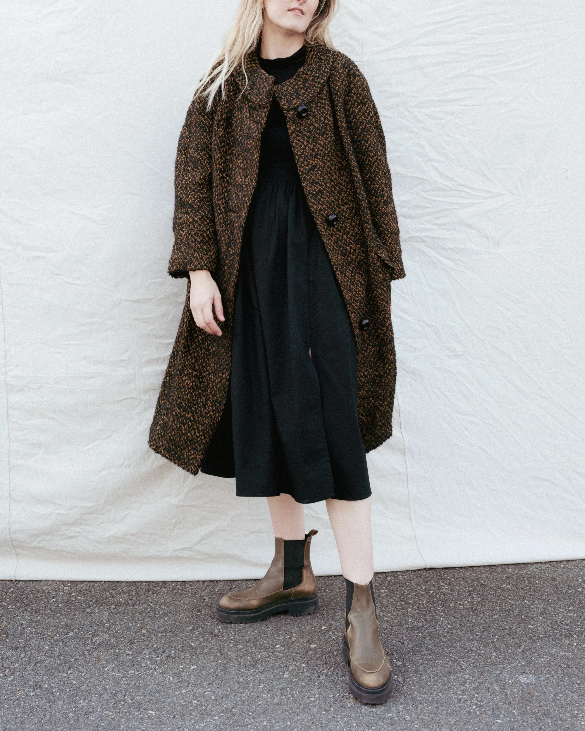 Vintage Boucle Wool BERLIN Coat #1 (S)