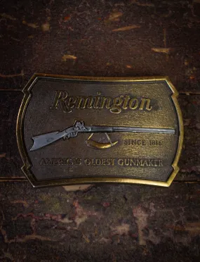 Vintage Remington Belt Buckle 1976