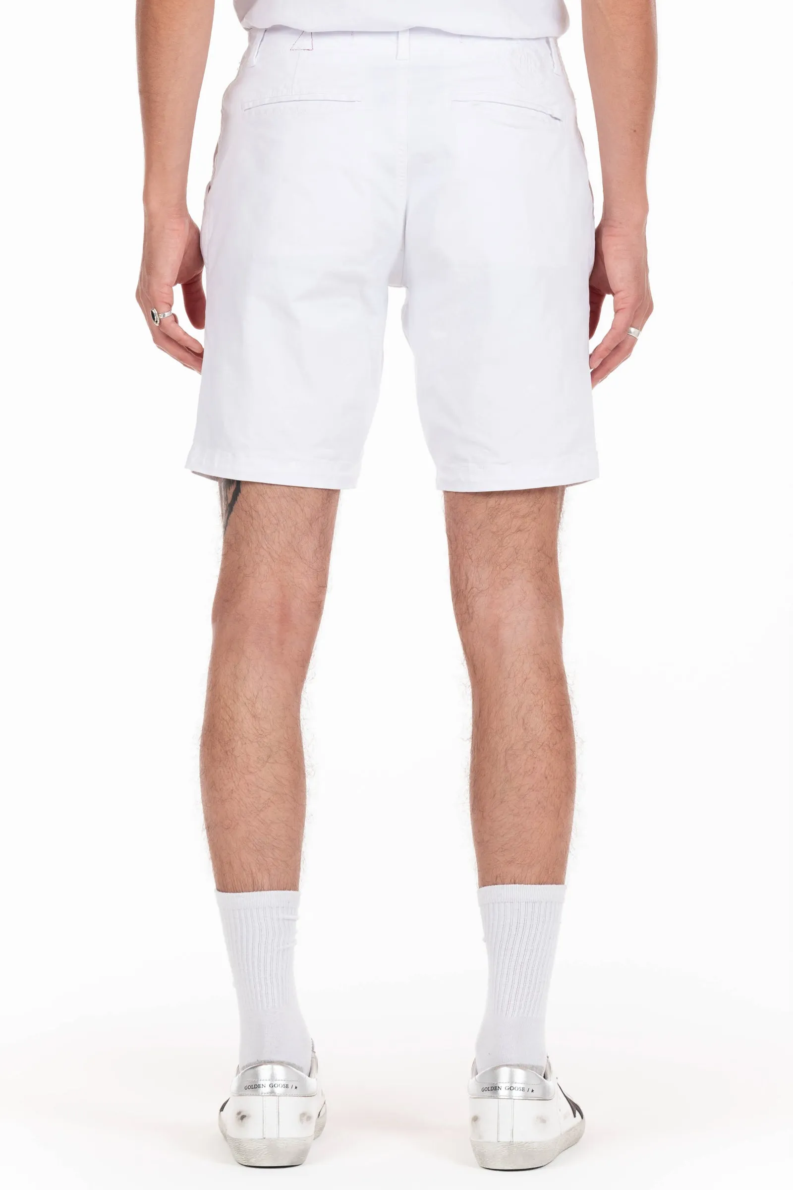 Walden 9" Chino Short - White