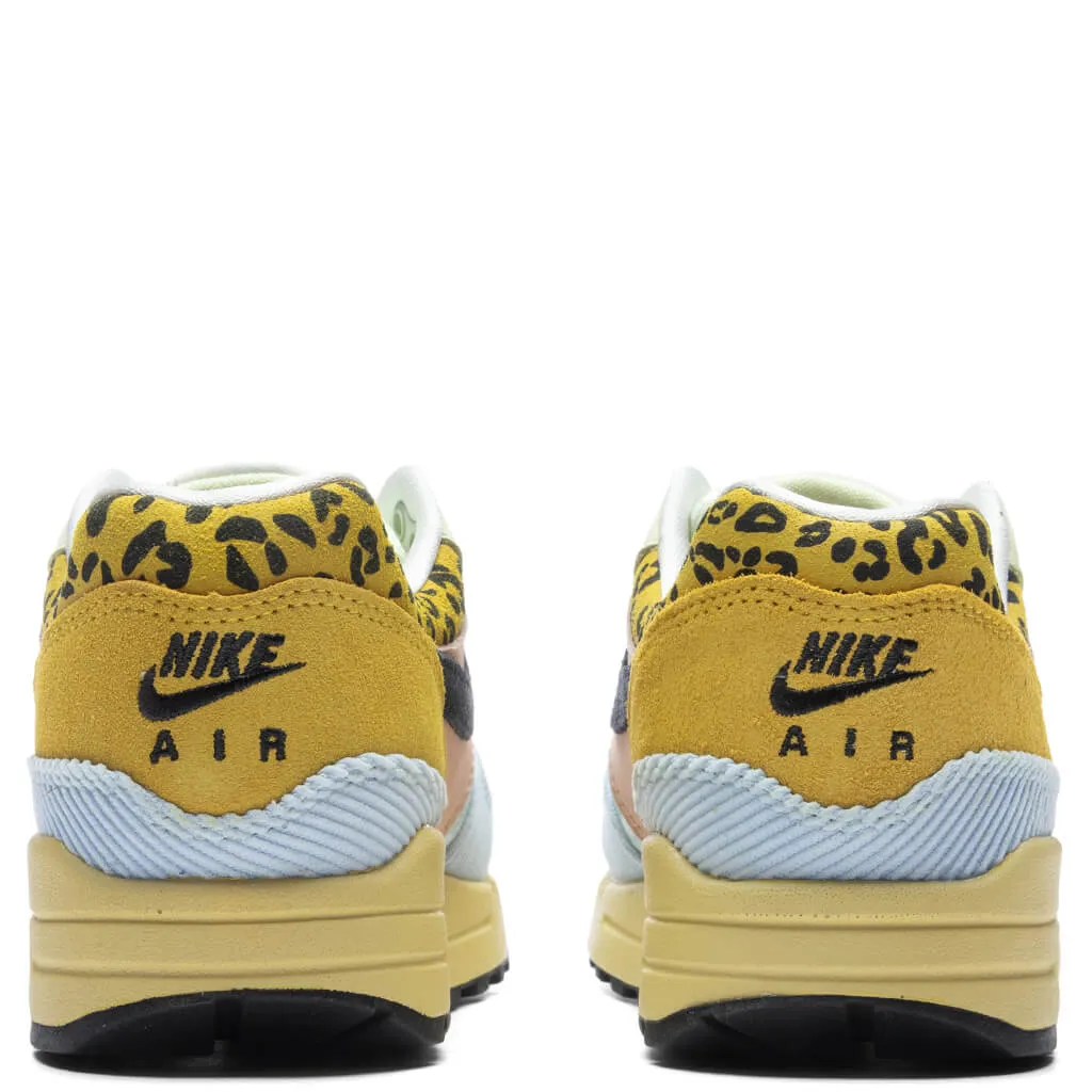 Women's Air Max 1 Teal Tint and Lemon Wash - Celestine Blue/Off Noir