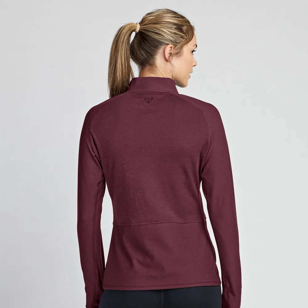 Women's Korsa Wool RibTech Half Zip