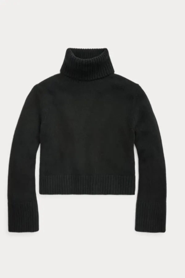 Wool-Cashmere Turtleneck Sweater